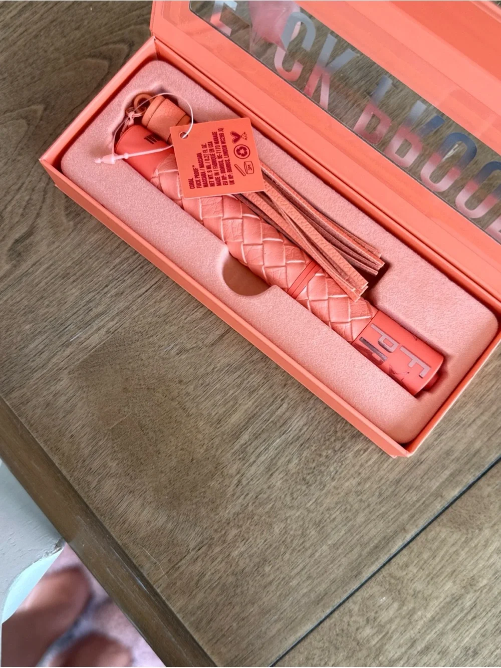 Jeffree Star F*ck Proof Mascara - Coral Orange Packaging
